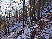 22 Oltre i 1600 m la pirma neve nella faggeta dove il sole non arriva a scioglierla
